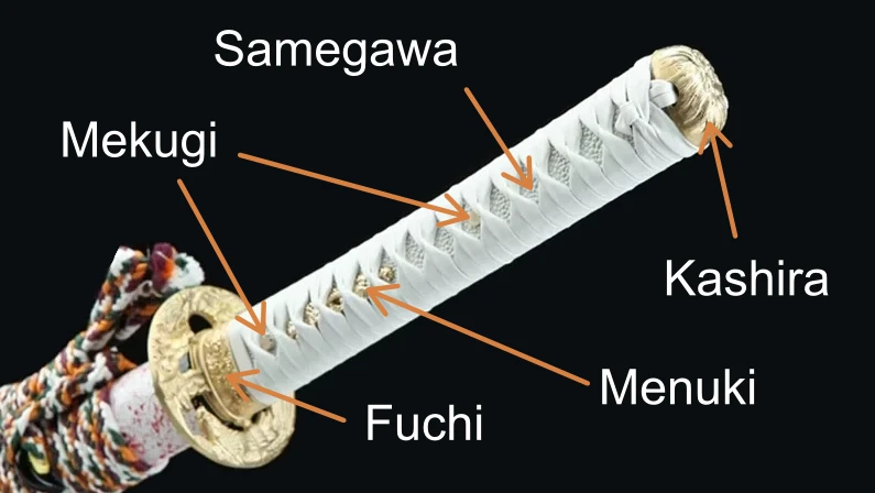Katana Tsuka components