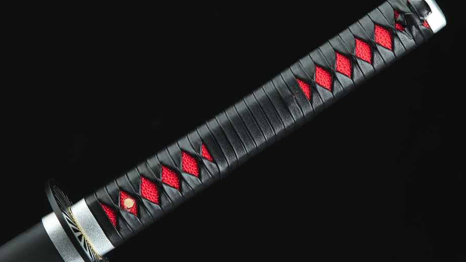 Black Leather Katate Maki