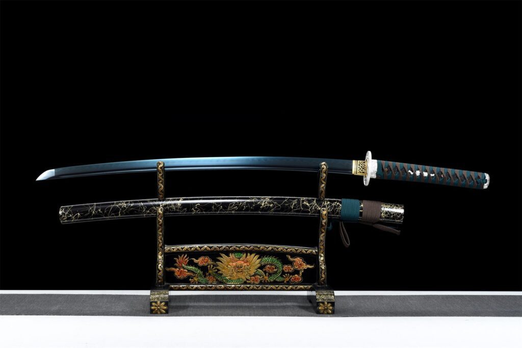 Aokiba Katana Sword (青牙) – Blue Fang