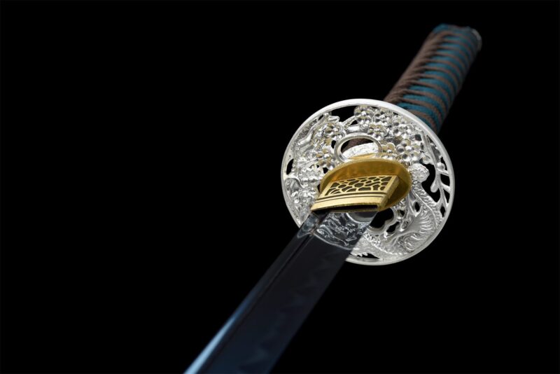 Aokiba Katana Sword (青牙) – Blue Fang