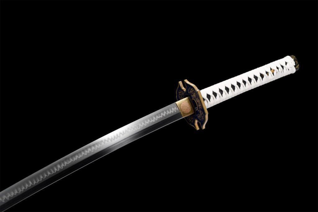 Black And White Katana Sword