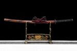 Damascus Katana Sword With Real Hamon