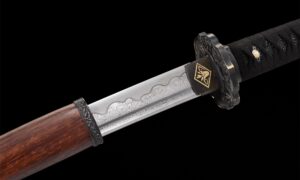 Damascus Katana Sword With Real Hamon