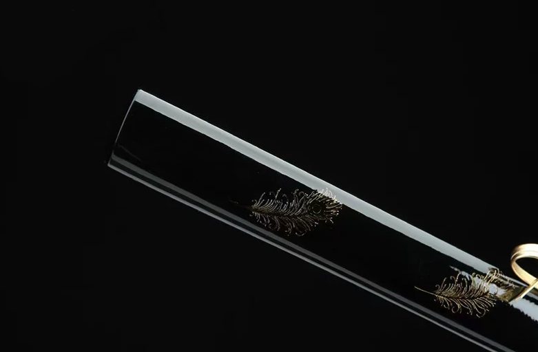 Gold And Black Tanto