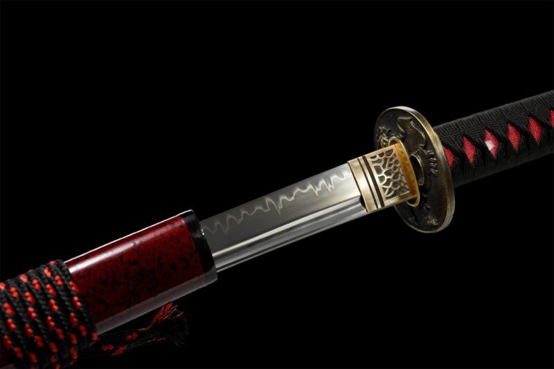 Shishi Aka Katana Sword (獅子赤) – Red Lion